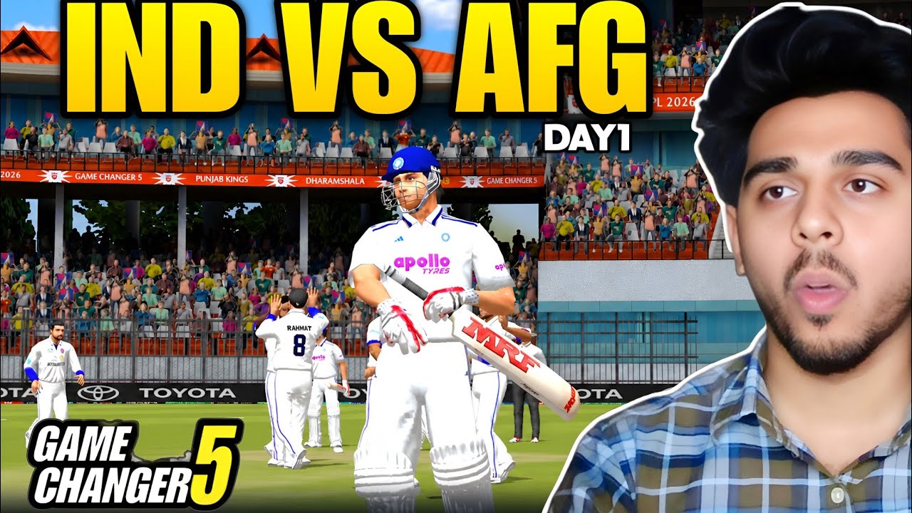 Game Changer 5 v 4.3 India Vs Afg Test Match Day 1