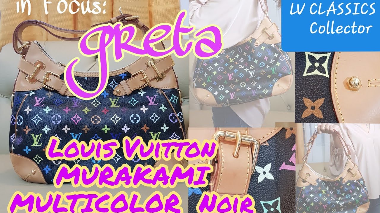 In Focus: Louis Vuitton GRETA - Murakami Multicolor Noir | LV CLASSICS Collector