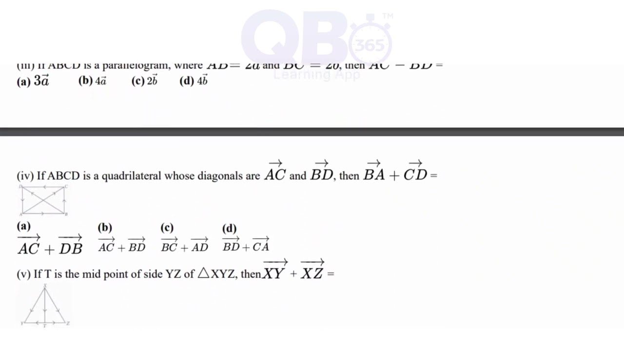 CBSE 12th Maths Vector Algebra Chapter Case Study Question with Answers