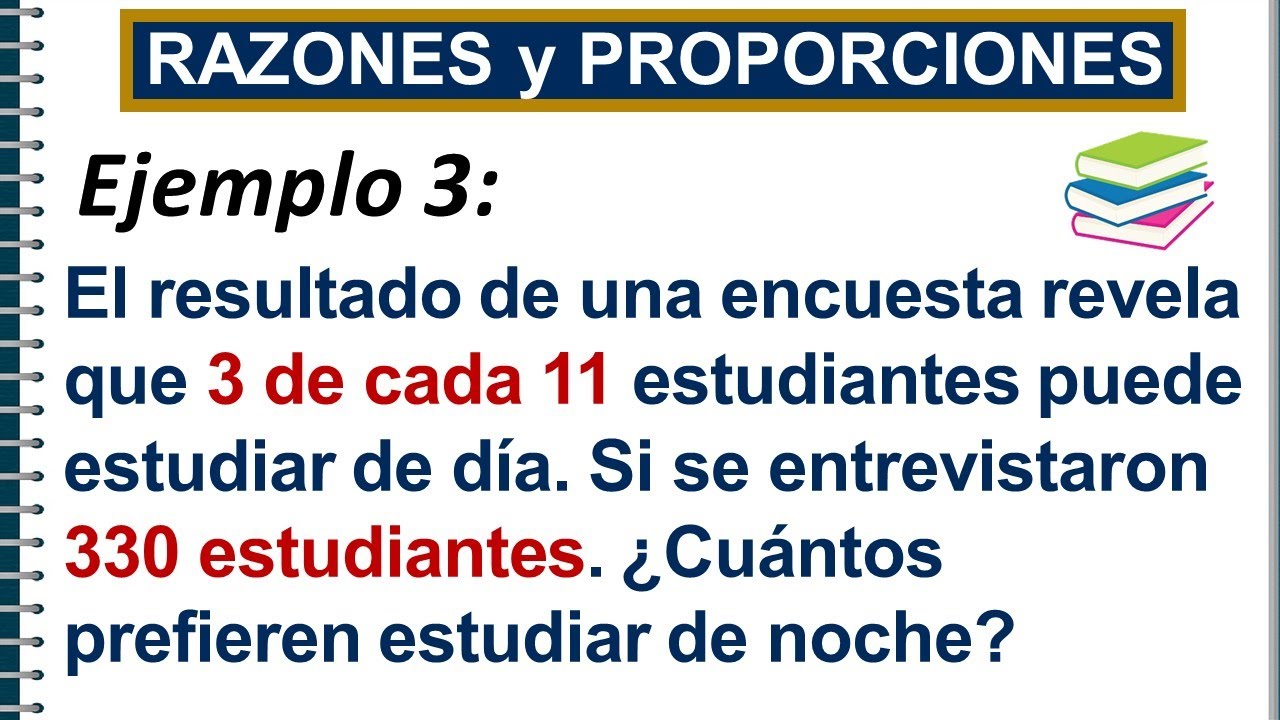RAZONES Y PROPORCIONES ✅ - Ejemplo 3