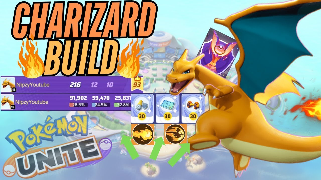 My current ULTRA RANK Charizard BUILD! MASTER RANK NEXT! Pokémon Unite RAYQUAZA SAVE! Season 25