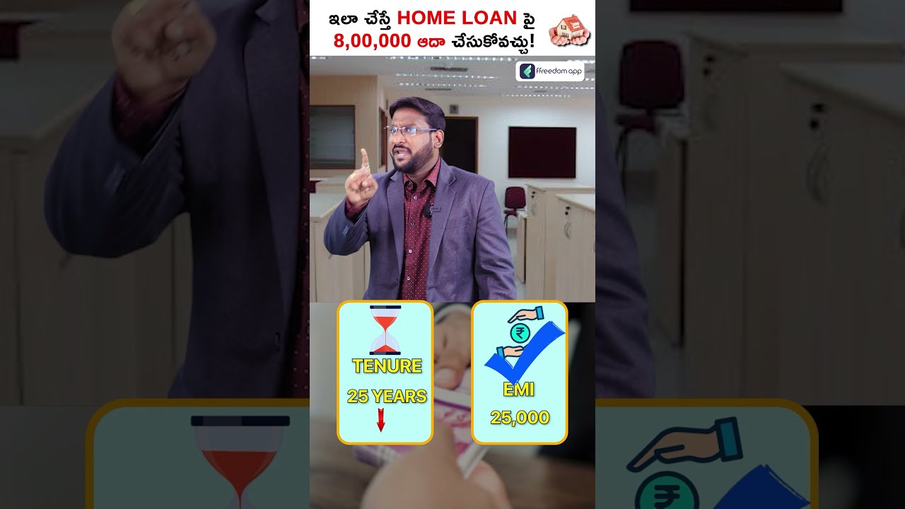 EMI Reduction or Tenure Reduction Which should you opt for? #shorts  #homeloan #loanemi  #tenure