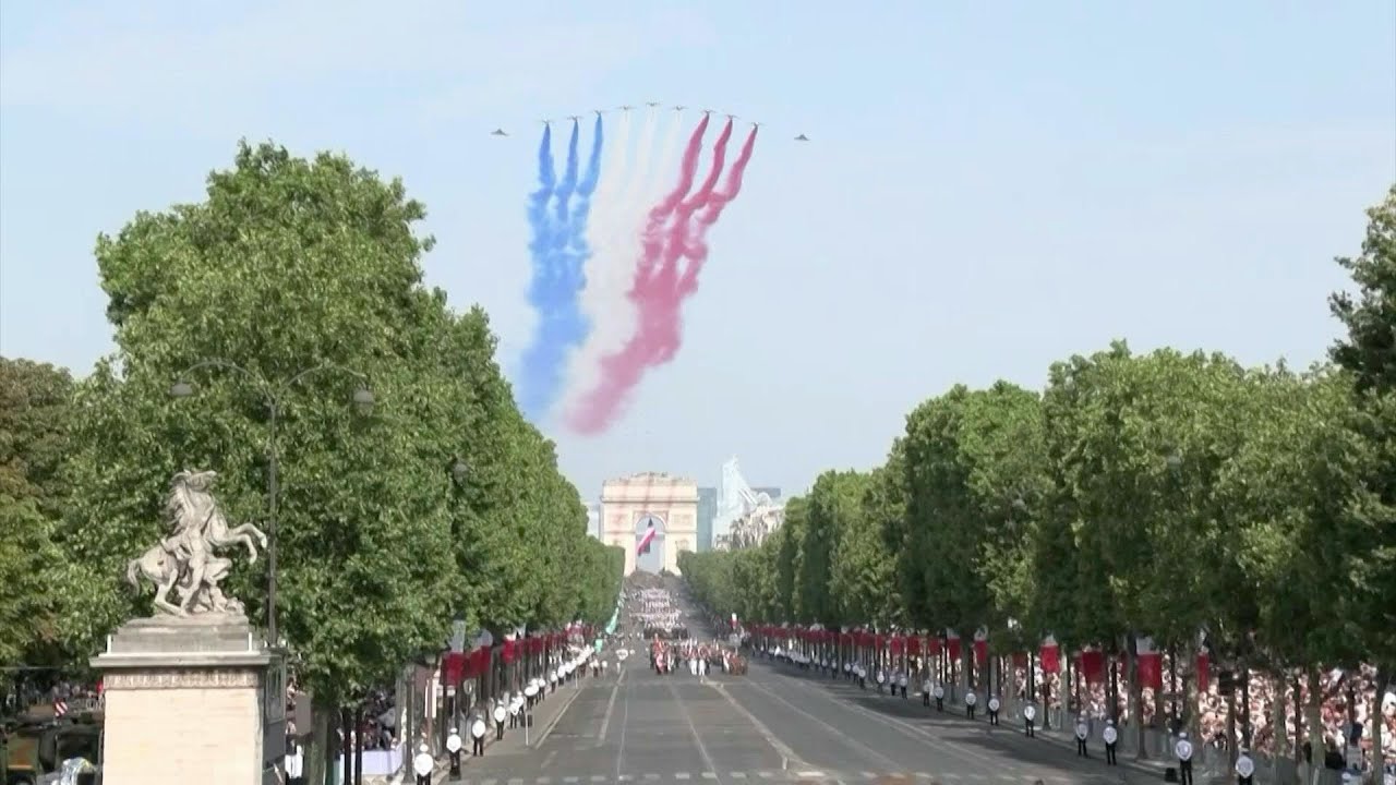 Air parade over Champs-&Eacute;lys&eacute;es Avenue in Paris for French National Day | AFP