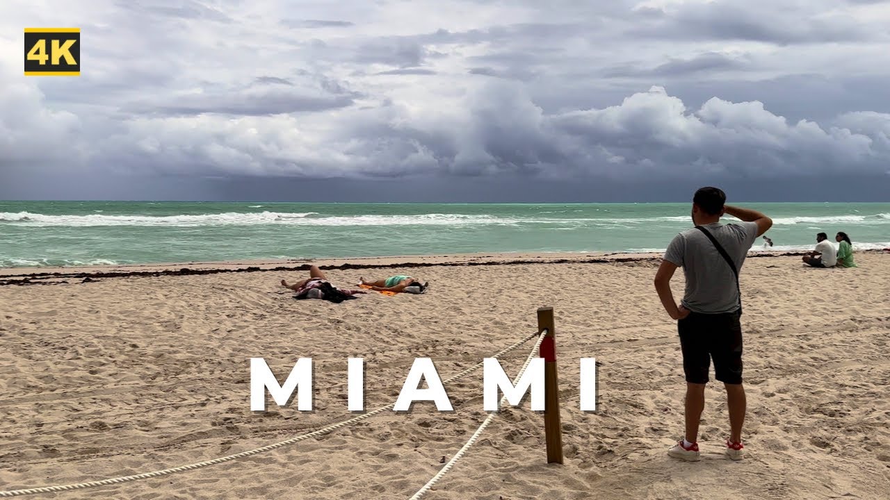 [4K] Miami Florida, North Beach Walkthrough