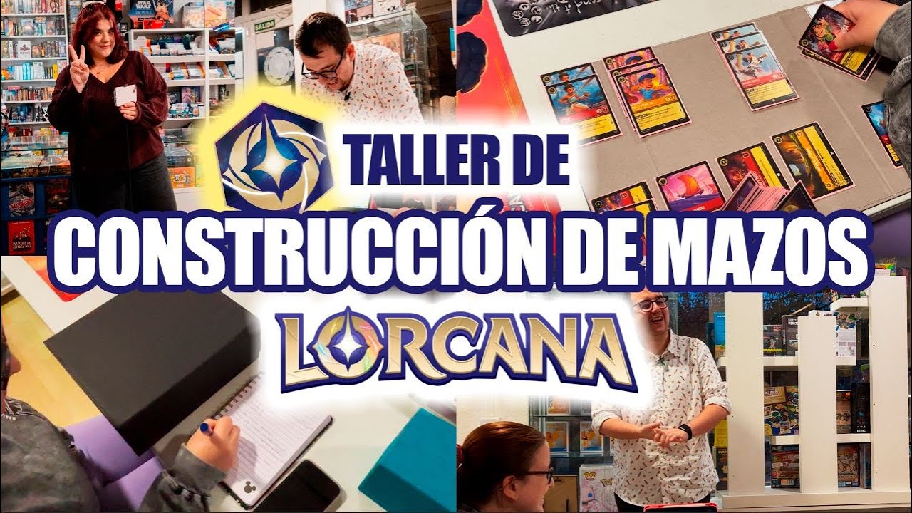 🎴 ⛏️ TALLER DE CONSTRUCCIÓN MAZOS LORCANA | CÓMO CONSTRUIR MAZOS DE LORCANA | DECK BUILDING LORCANA