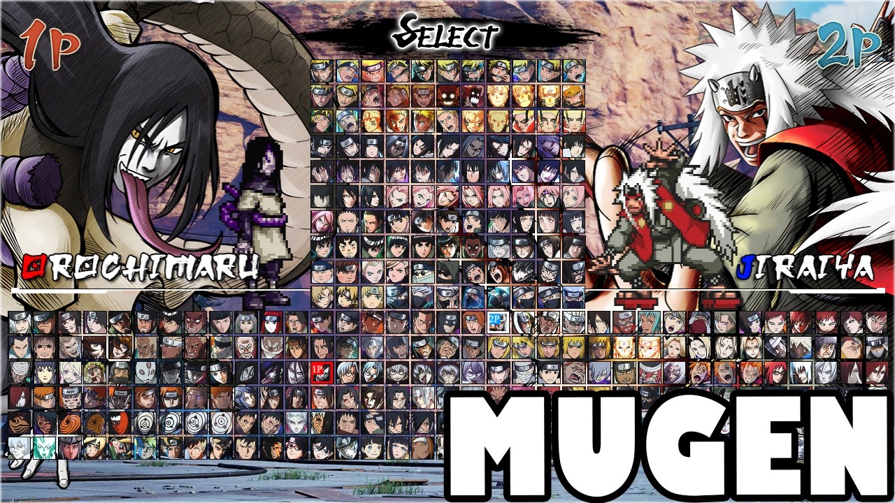 Jiraya Sage Vs Orochimaru Snake  Naruto MUGEN