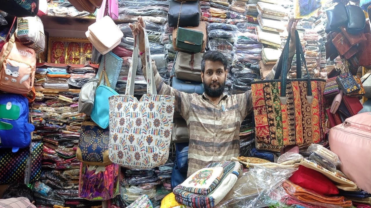 Chickpet Bangalore Wholesale Bags l Courier Available