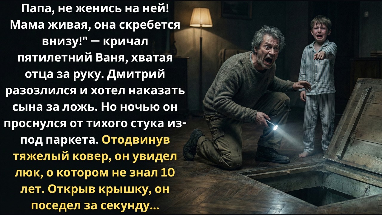 Мама под полом!