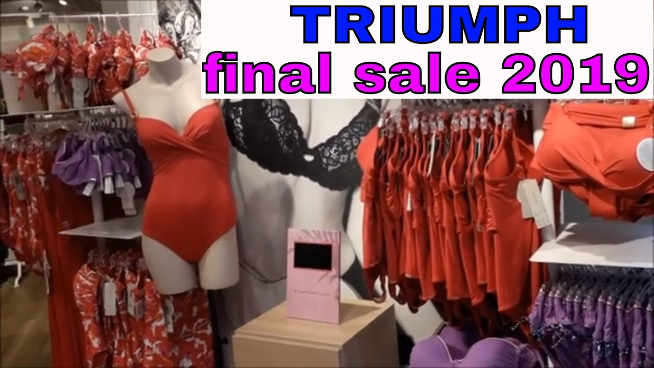 Triumph Final Sale 2019 | NEW SPRING / SUMMER 2019 COLLECTION