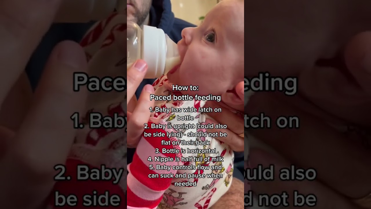 How to paced bottle feed