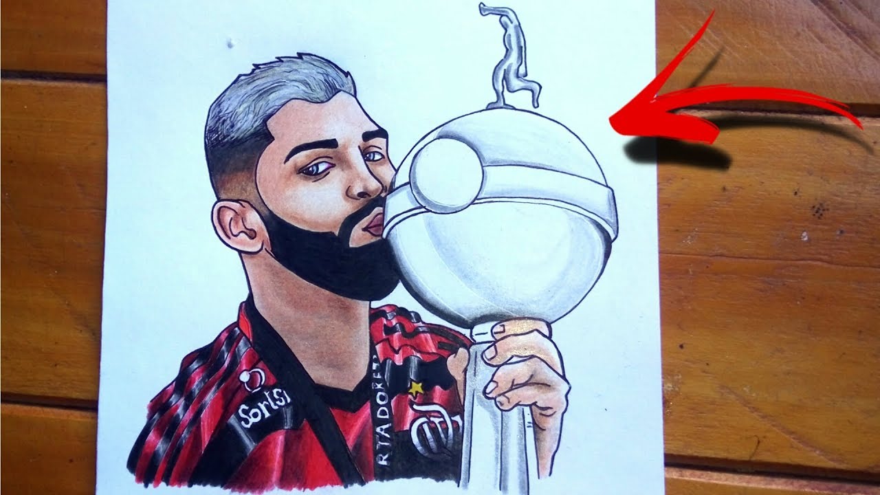 COMO DESENHAR O GABIGOL / Gabriel Barbosa ️⚽️