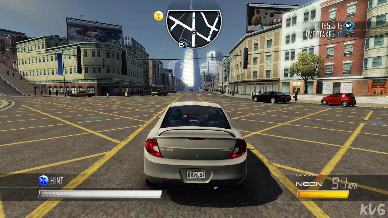 Driver San Francisco - Dodge Neon - Open World Free Roam Gameplay (PC UHD) [4K60FPS]