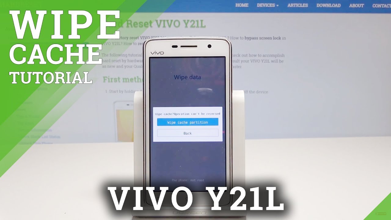 How to Wipe Cache in VIVO Y21L - Delete Cache Partition