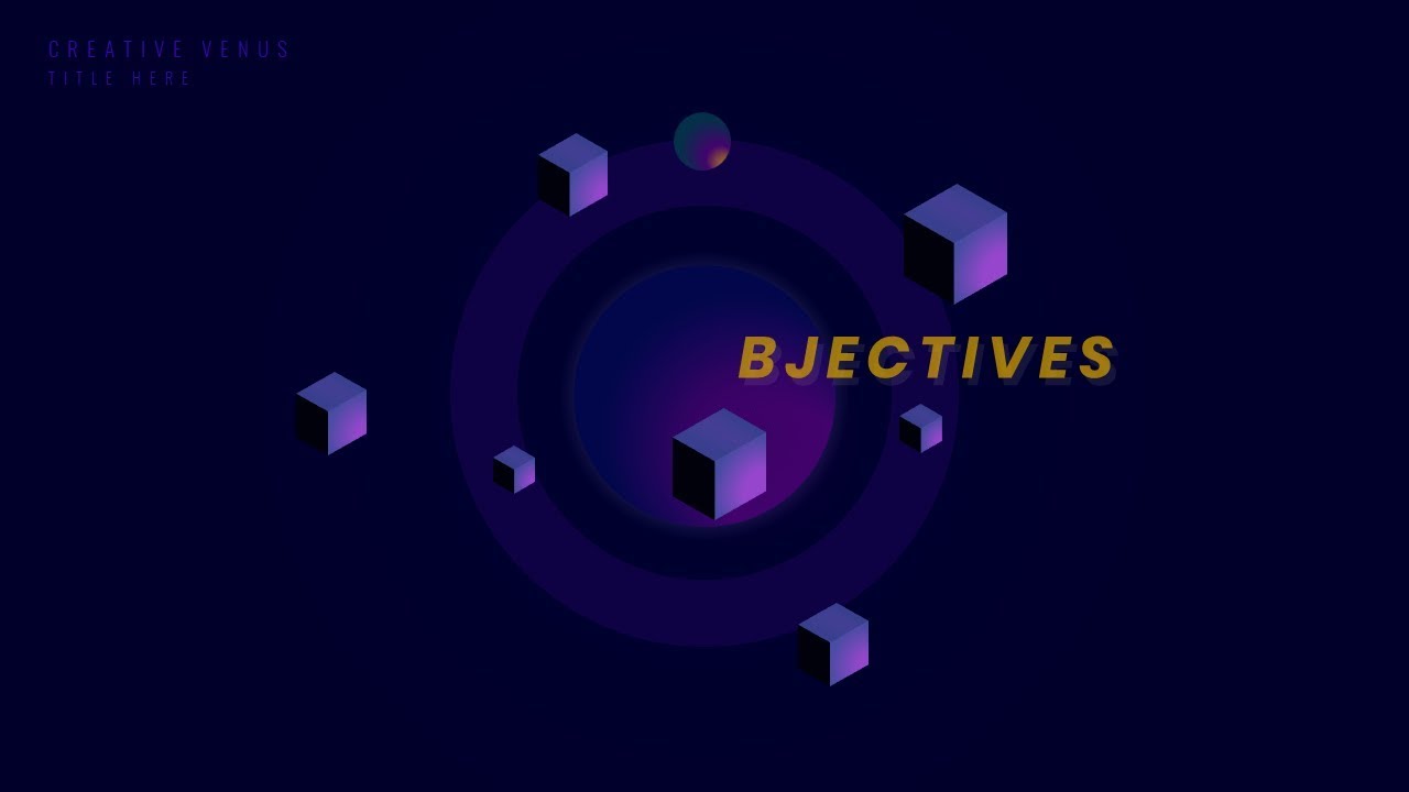 Most Amazing 3D Business Objectives Presentation Slide Design in Microsoft Office 365 PowerPoint