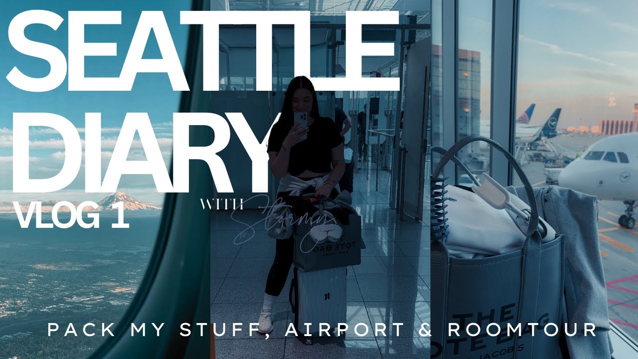 SEATTLE DIARY 1: ✈️🇺🇸 Unsere Sprachreise beginnt, Airport Edition 