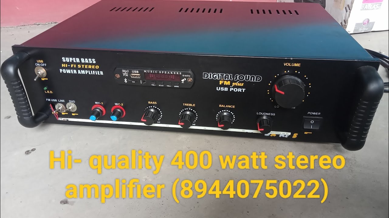 200+200 hi-fi stereo amplifier use headphone 🎧😮😮