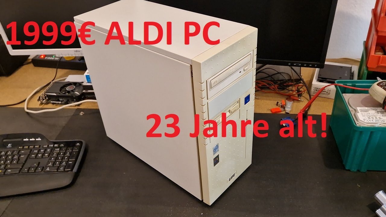 PC Gaming / Multimedia Aldi Medion Pentium 3 + Riva TNT 1999 / 2000 | retro throwback