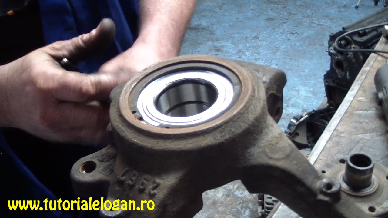 Tutorial schimbat rulment fata, fara ABS, la Logan