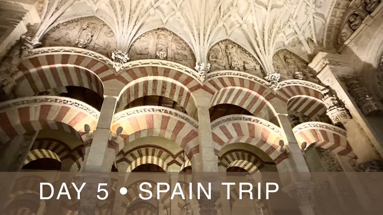 Drawing trip in Spain • Day 5 • Granada ➡️Cordoba 