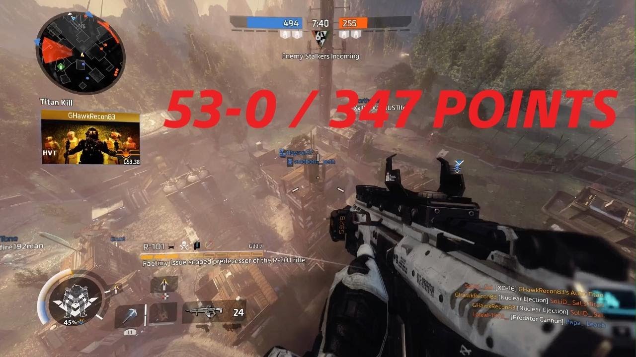 53 Kills, 0 Deaths, 347 Points, 1st Game in Two Weeks | Titanfall 2
