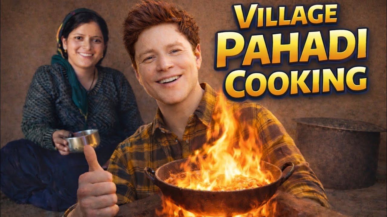 आज हमने बनाया पापड़ का साग | Pahadi Food Vlog | Uttarakhand Village Life Cooking |Traditional Recipe
