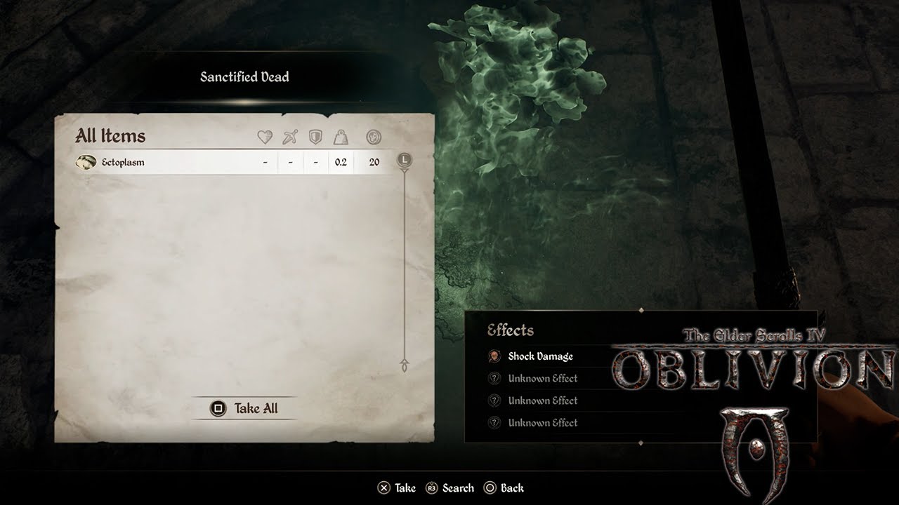 Where to Find Ectoplasm for Margarte - Drunk and Disorderly | Oblivion Remastered - Elder Scrolls 4