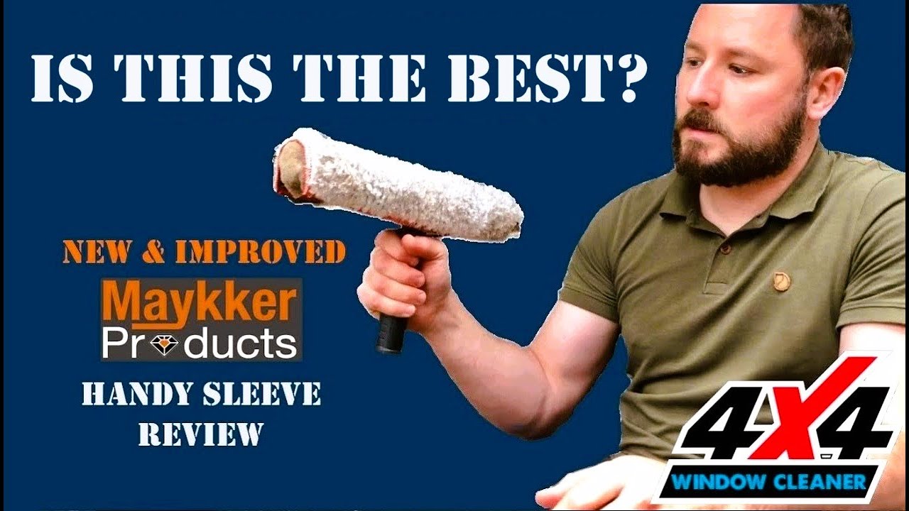 TOP WINDOW CLEANING WASHER SLEEVE - Maykker Handy Sleeve Review #iorderfromwcr #windowcleaning