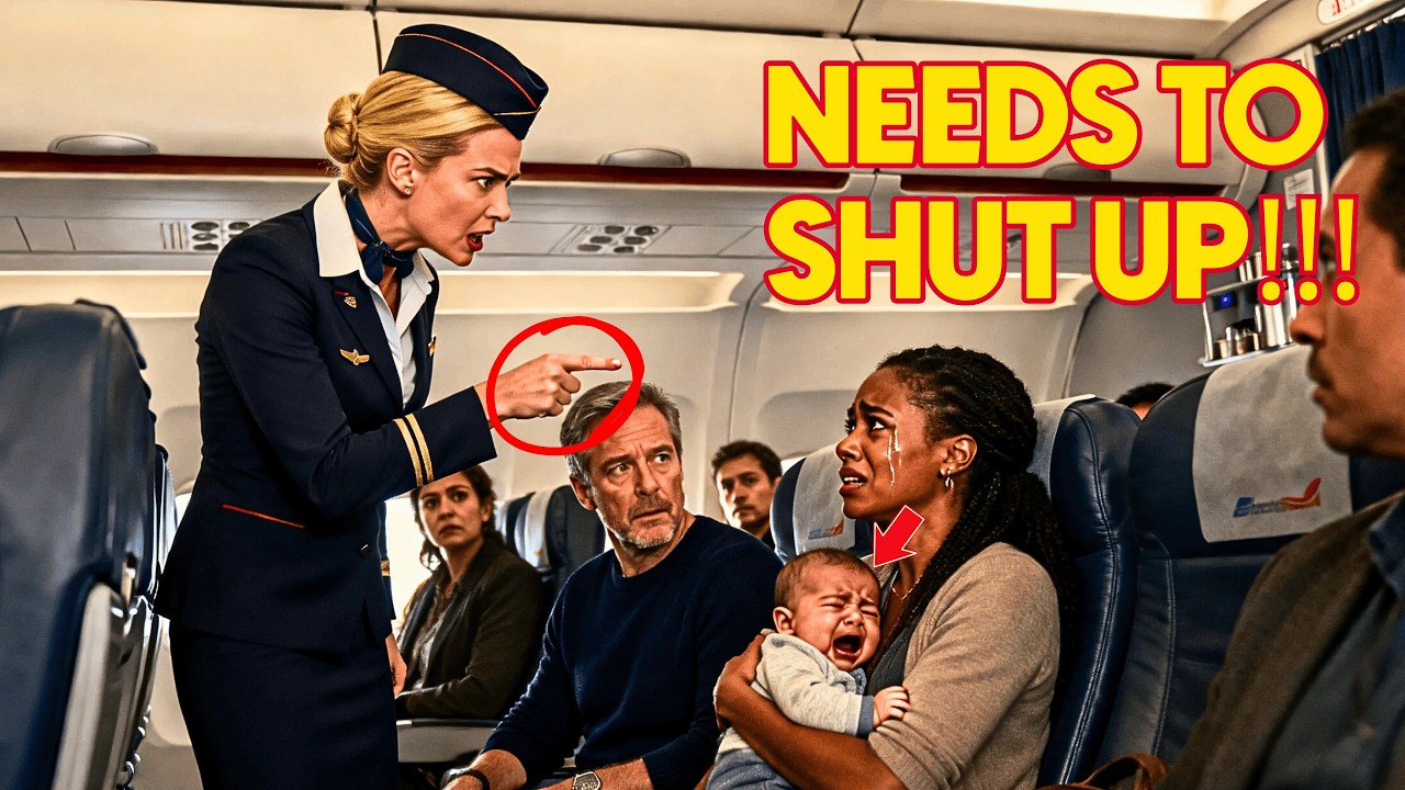 Cabin Crew Ignored Crying Black Mother — Until She Discovers Passenger Owns the Airline!
