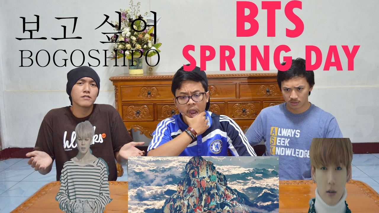 BTS - SPRING DAY MV REACTION ( MY FIRST FAV BOYGROUP SO FAR!! )