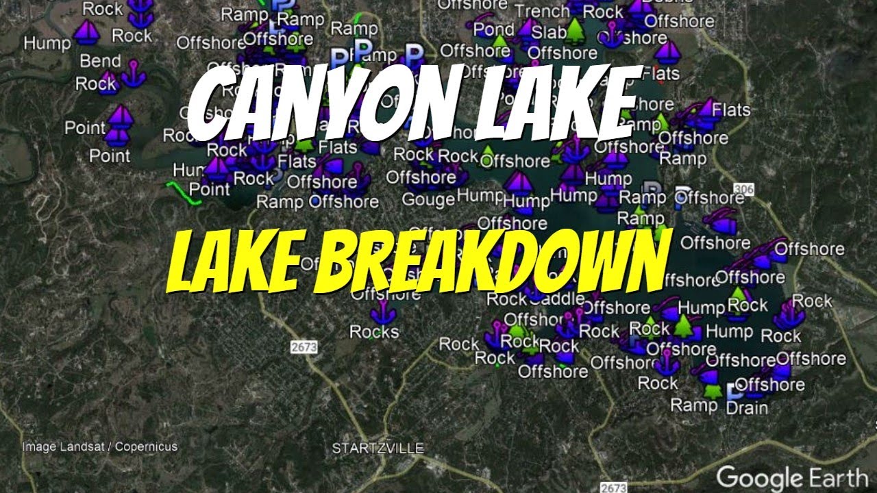 Canyon Lake - TX - Full Lake Breakdown - Find the Bass Fast!!!