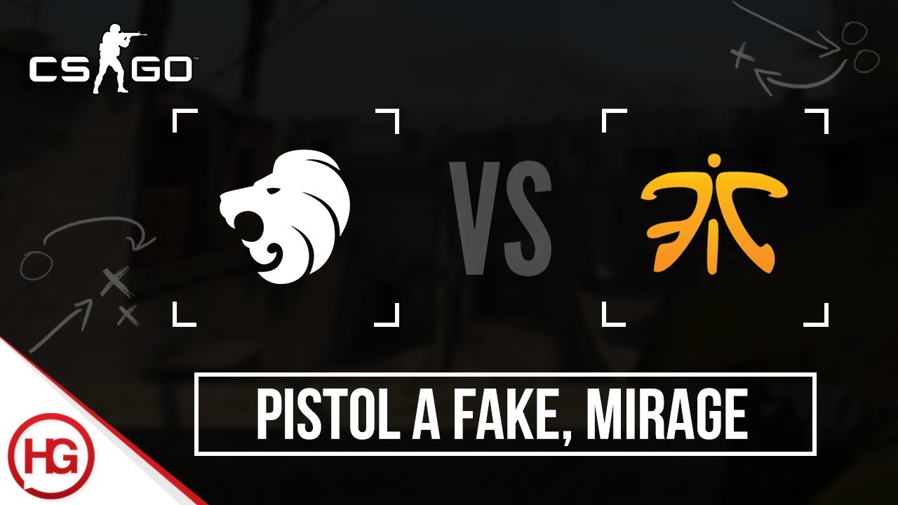 North vs Fnatic - Mirage, Pistol A Fake (CS:GO Strategy Breakdown #35)