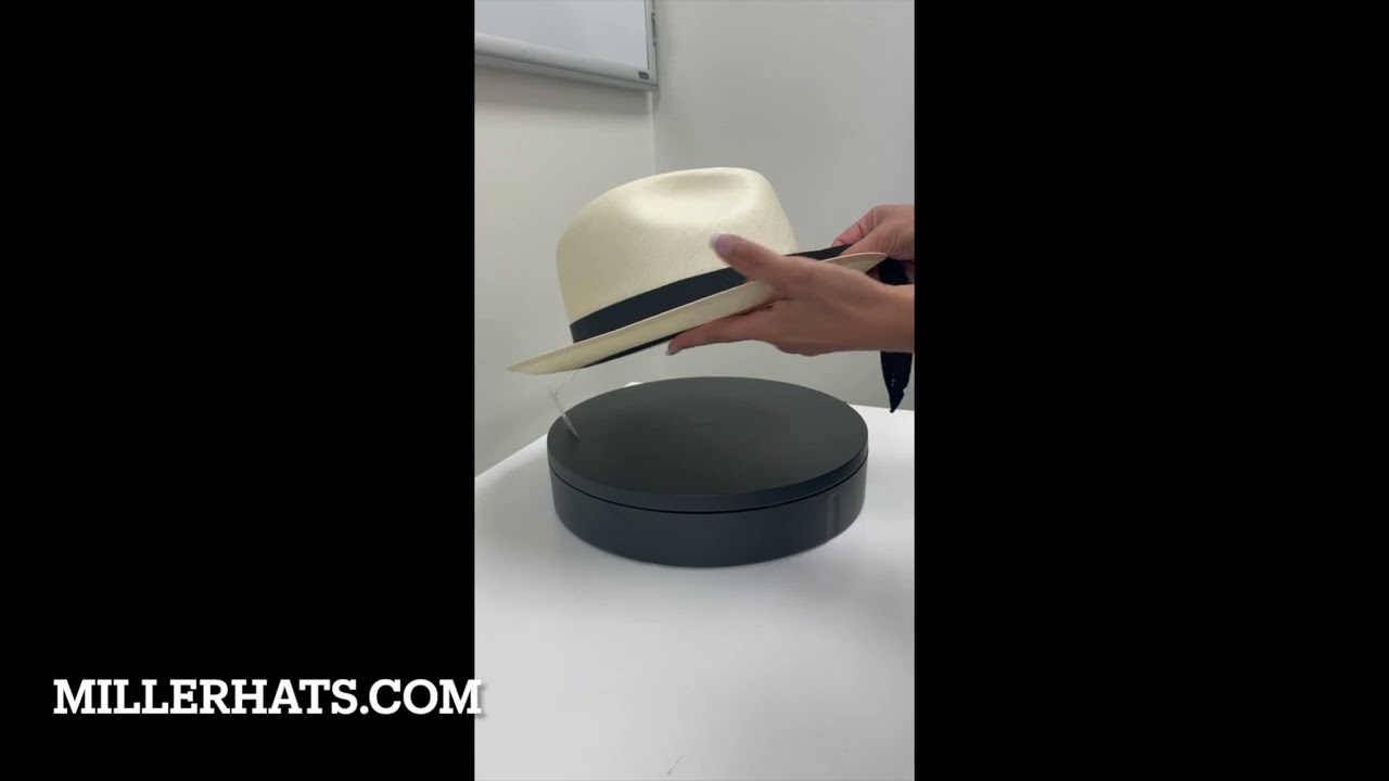 How to put a 3 pleat Hat band on a straw fedora hat. #hats #strawhats #mensfashion