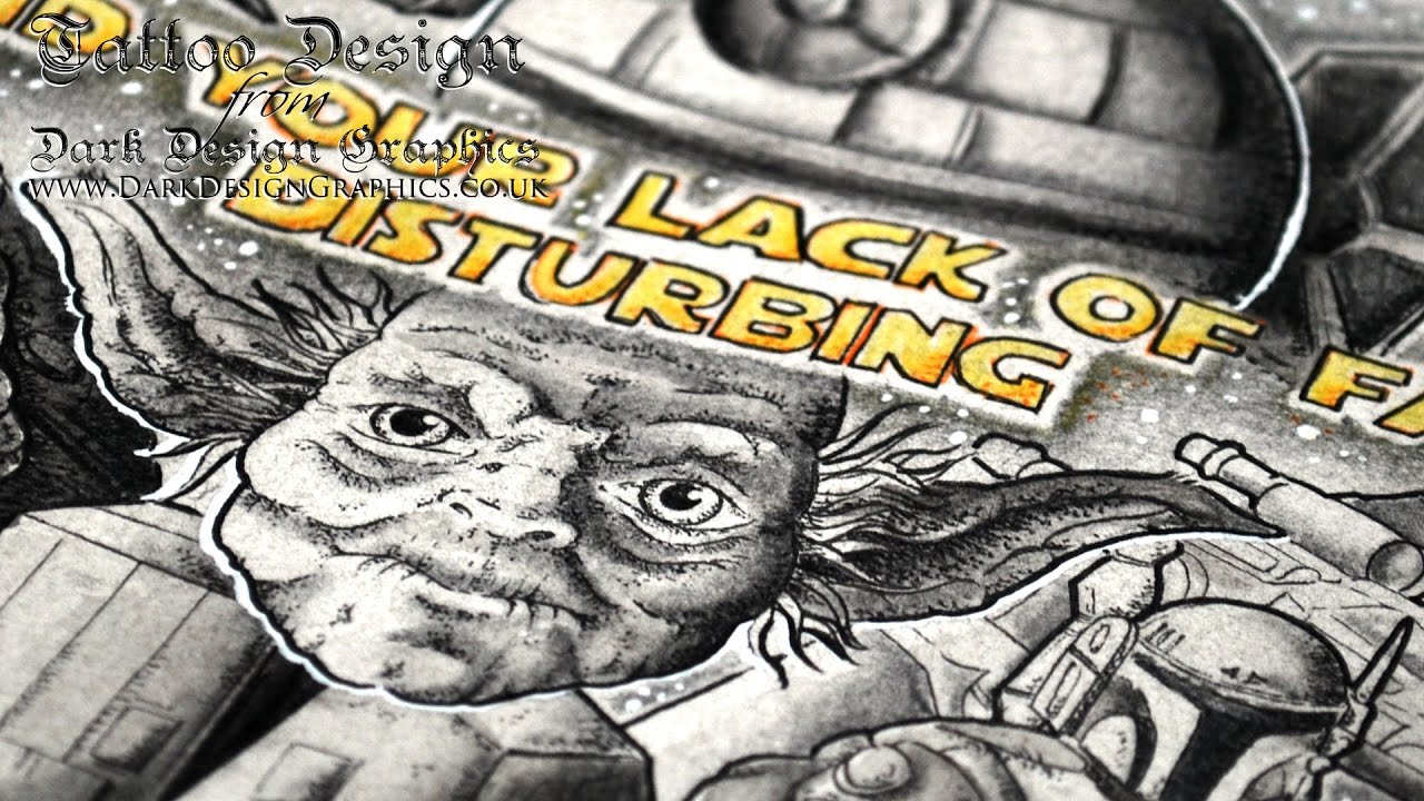 Star Wars Tattoo Design  - Dark Design Graphics