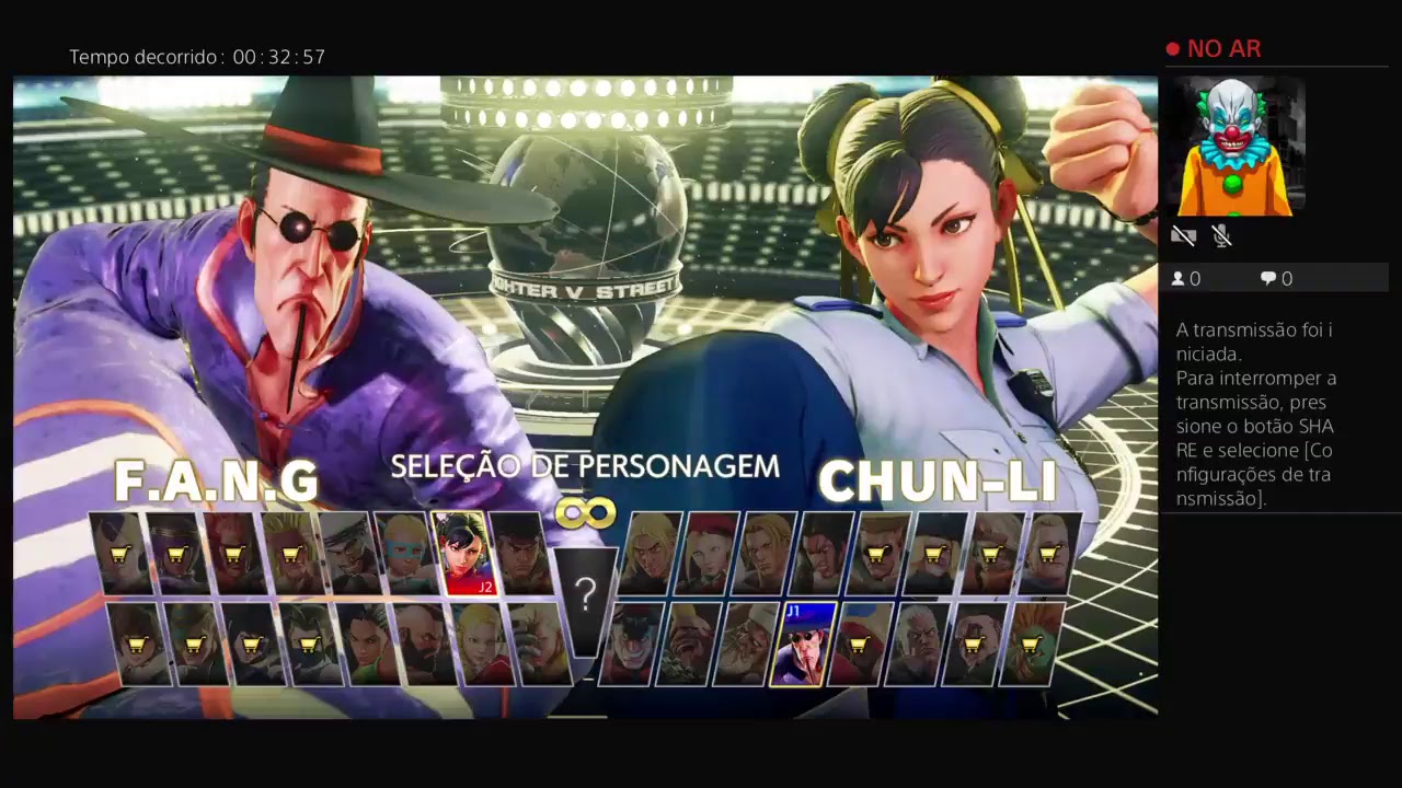 Transmiss&atilde;o ao vivo do PS4 de gilzinm1