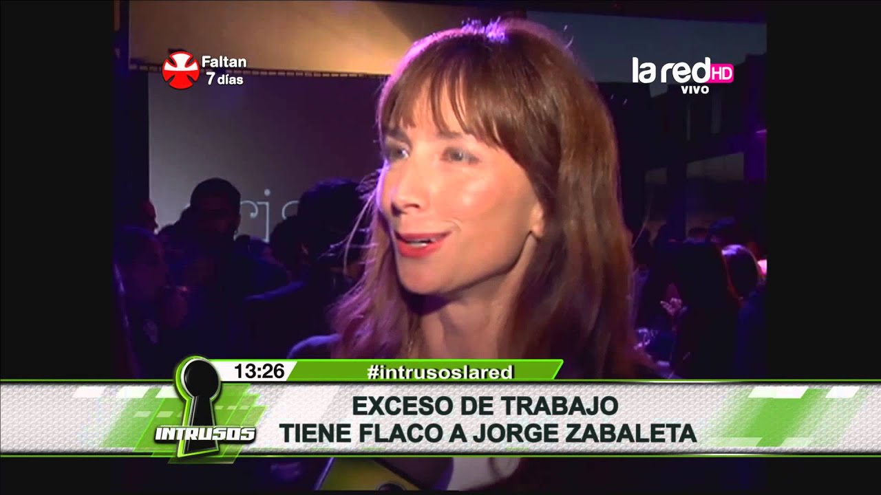 Jorge Zabaleta está más flaco por grabaciones en Miami