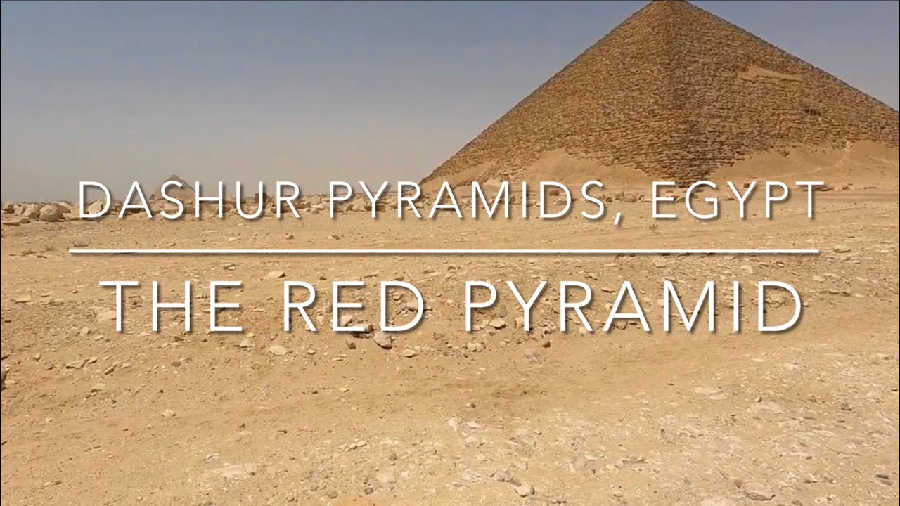 4K POV The Red Pyramid of Dashur
