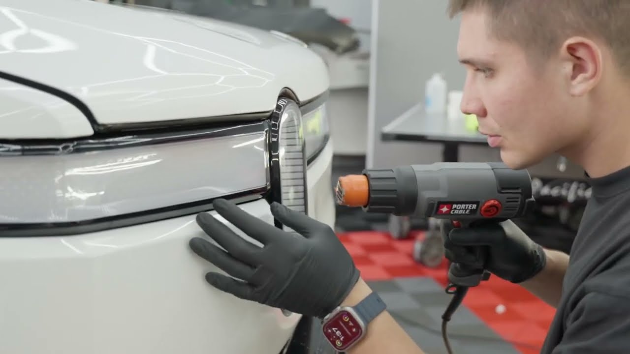 Protect your paint with Paint protection film (PPF), Rivian bumper damage