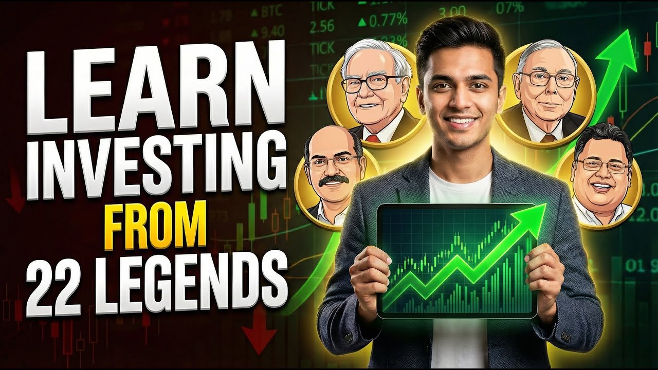 Learn Investing From 22 Investing Legends - Real Teachings and Power Packed Wisdom in One Video