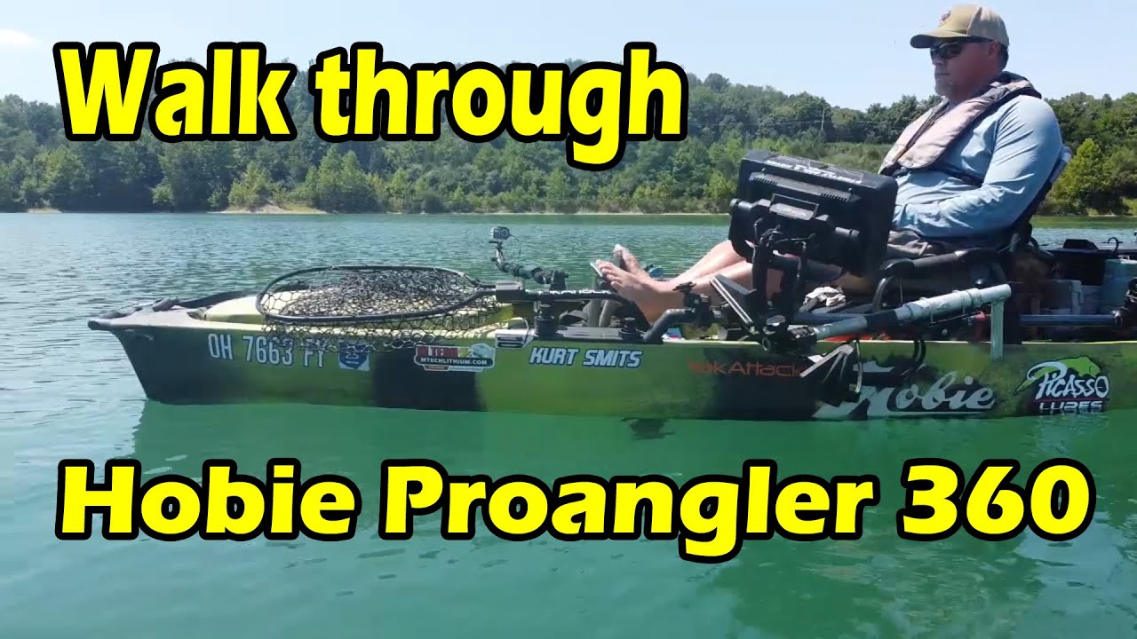 The BEST KAYAK FISHING SETUP on the market Hobie Pro angler 360 with a Torqeedo 1103