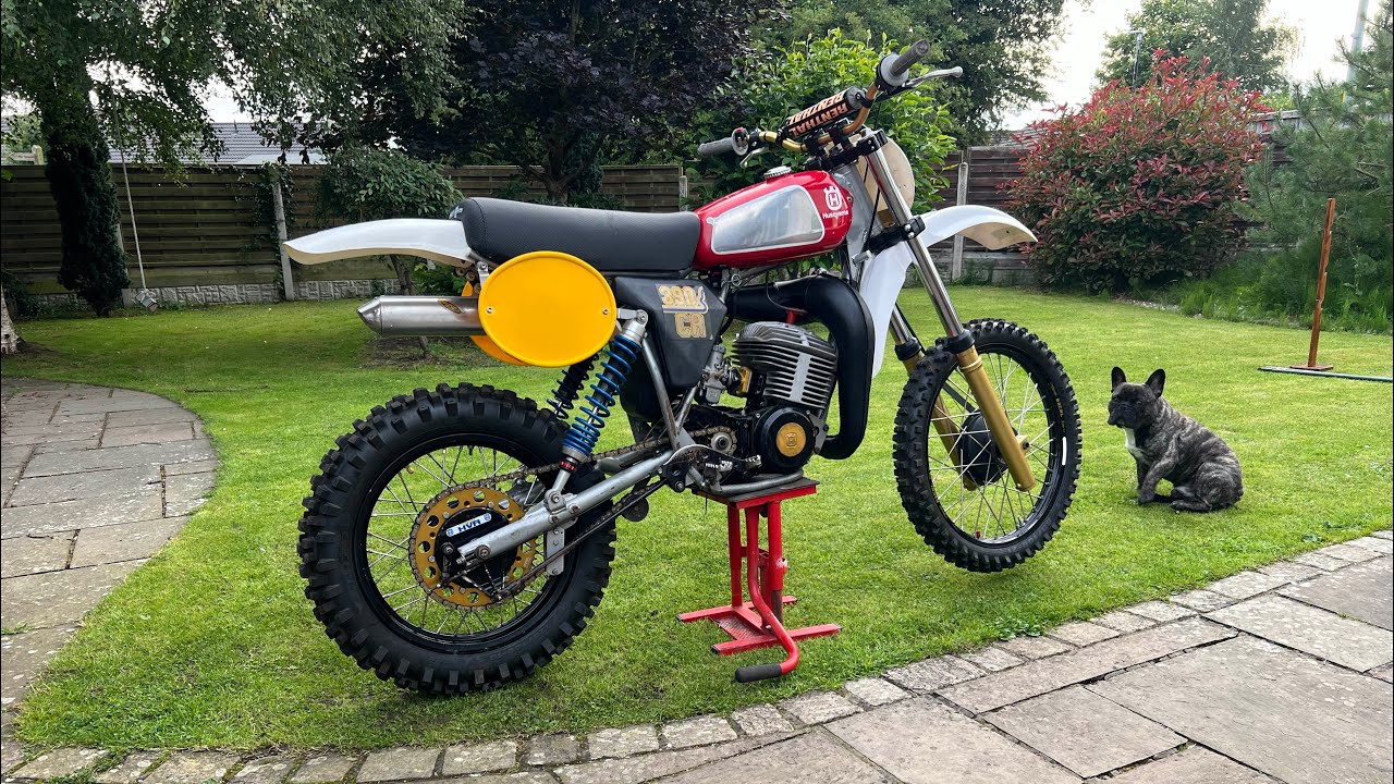 Он ЖИВОЙ!! Проектный мотоцикл Husqvarna CR 390 1980 года. Часть 2