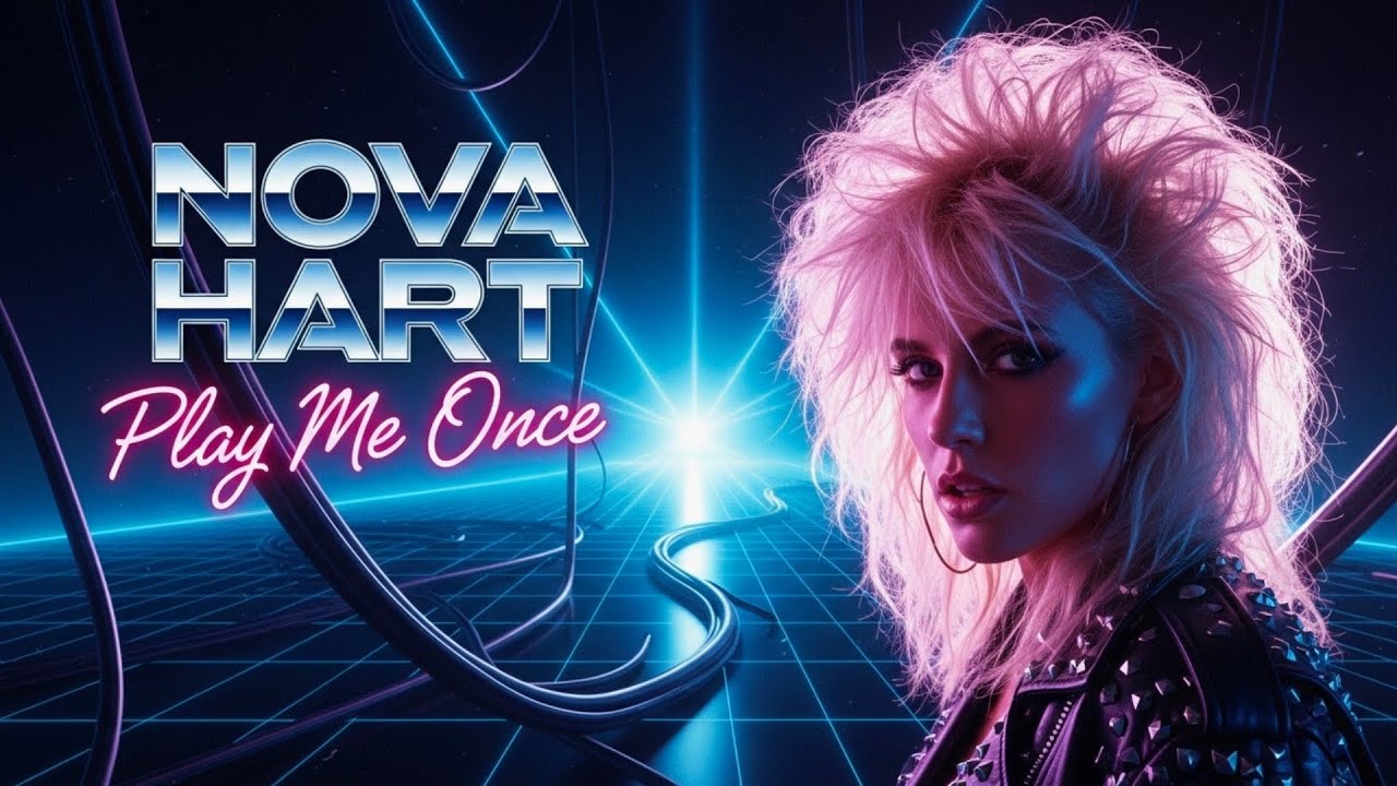 Nova Hart—Play Me Once | 80s Heavy Synthwave