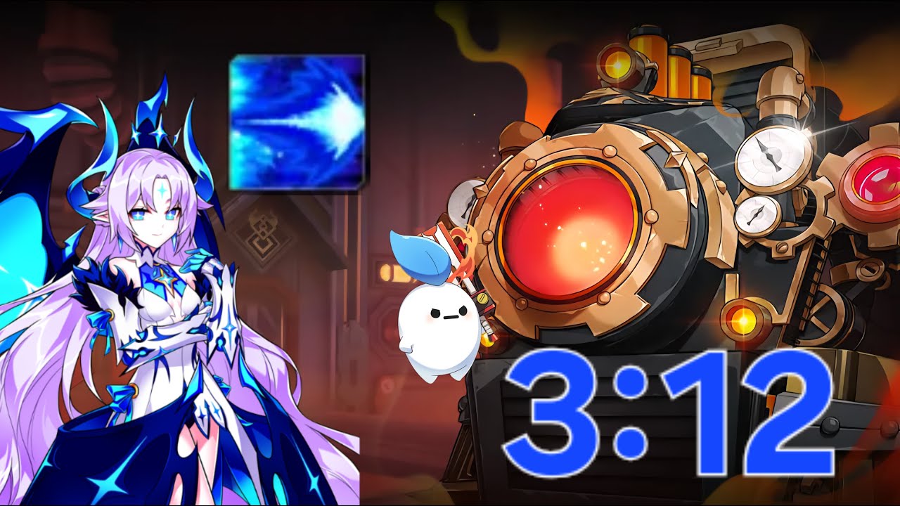 [Elsword KR/엘소드] 엘소드 이노센트 보급로 열차 탈환 3:12 / Innocent Recapture the Supply Train play 3:12