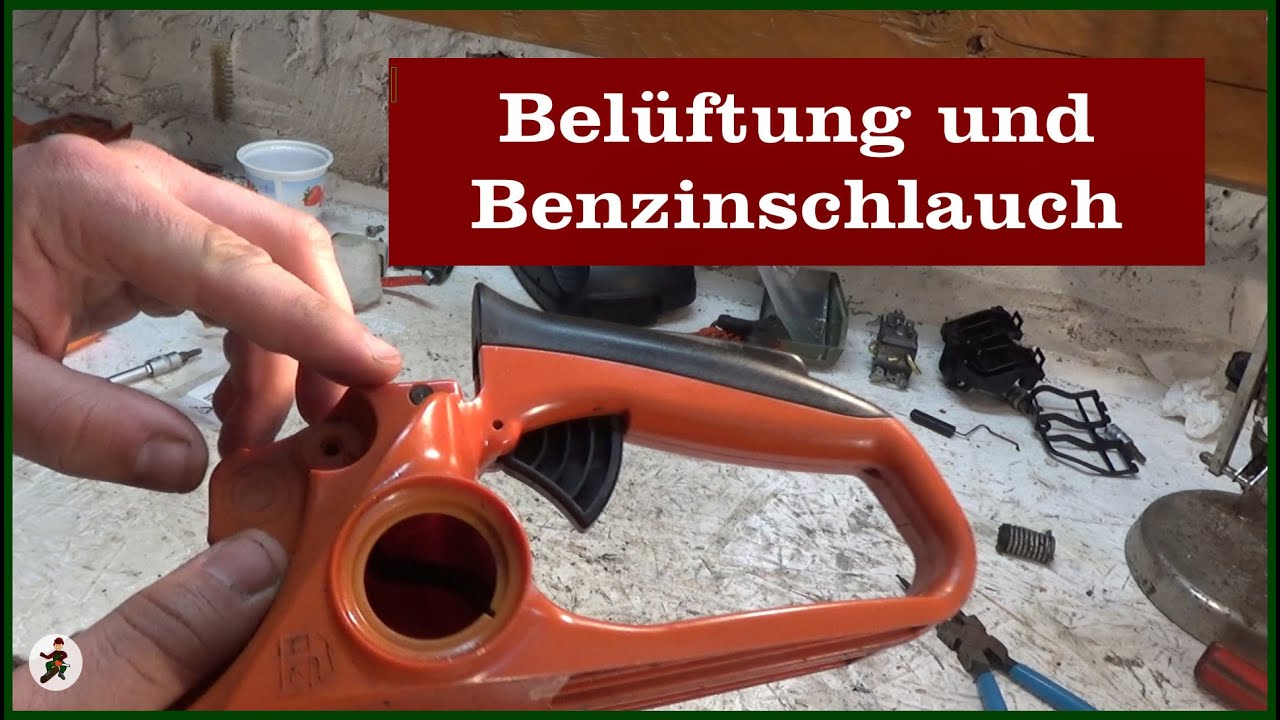 Benzinschlauch und Belüftung erneuern - Dolmar Kettensäge