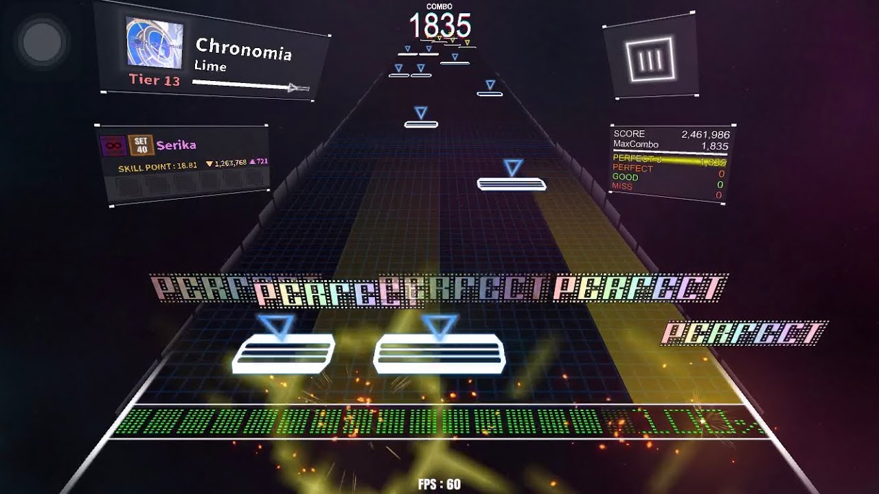 Chronomia / Tier 13 / DanceRail3 譜面確認