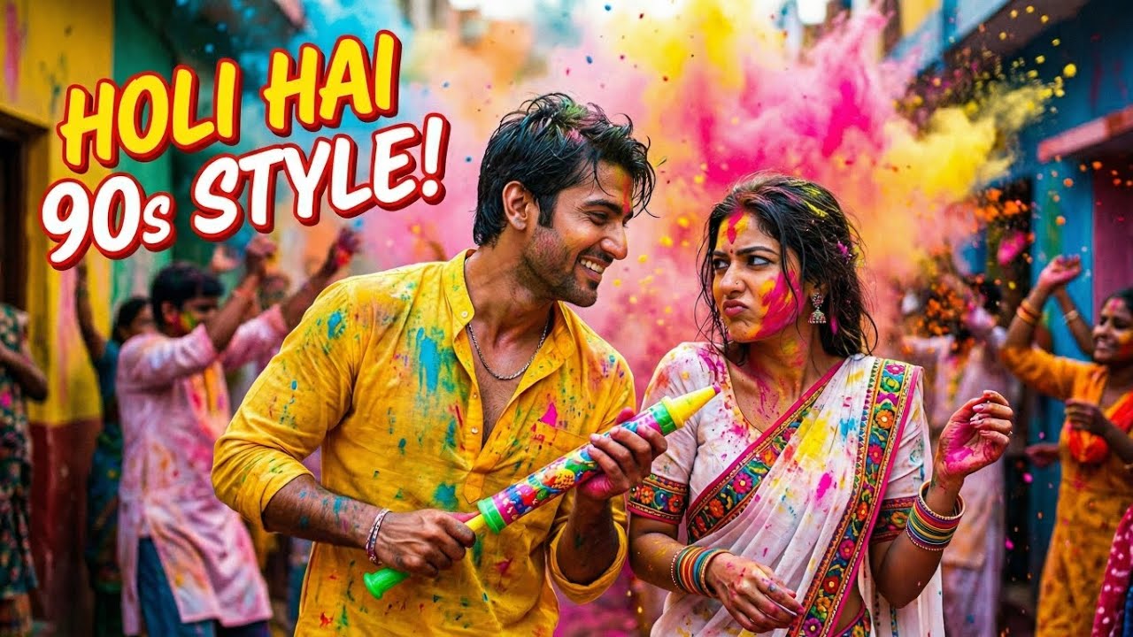 Holi Hai 90s Style | Rang Barse Dance Song 2026 | New Bollywood Holi Song