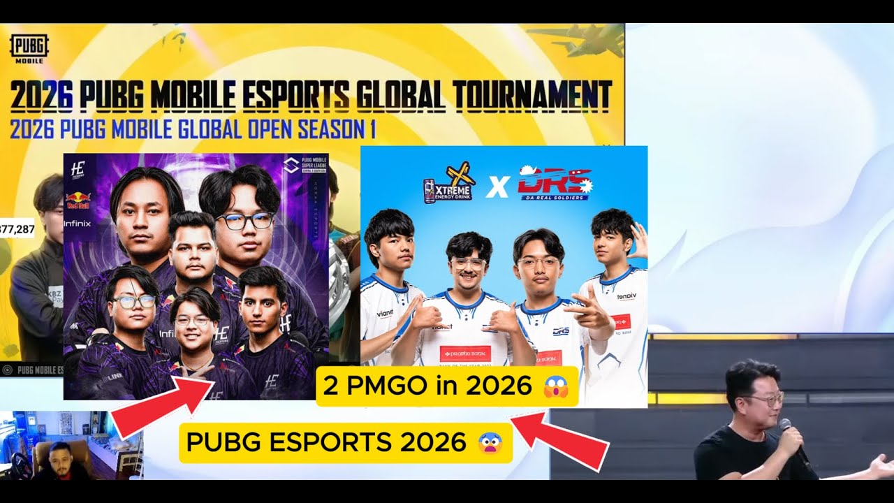 2026 PUBG Esports Calender 😱 #cr7horaa #drs #anshyt #pubgmobile