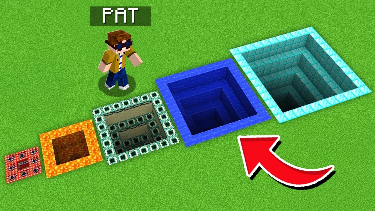 WÄHLE NICHT das FALSCHE LOCH in Minecraft...
