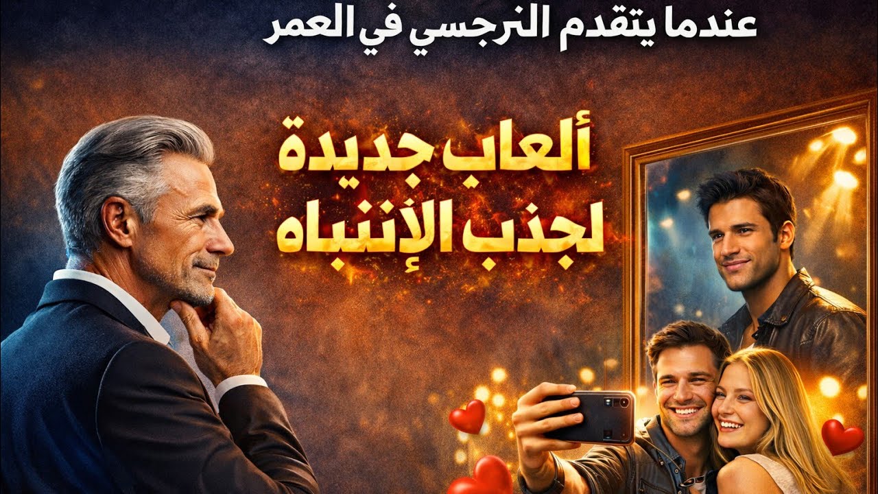 عندما يتقدم النرجسى فى العمر... العاب جديدة لجذب الإنتباه. 