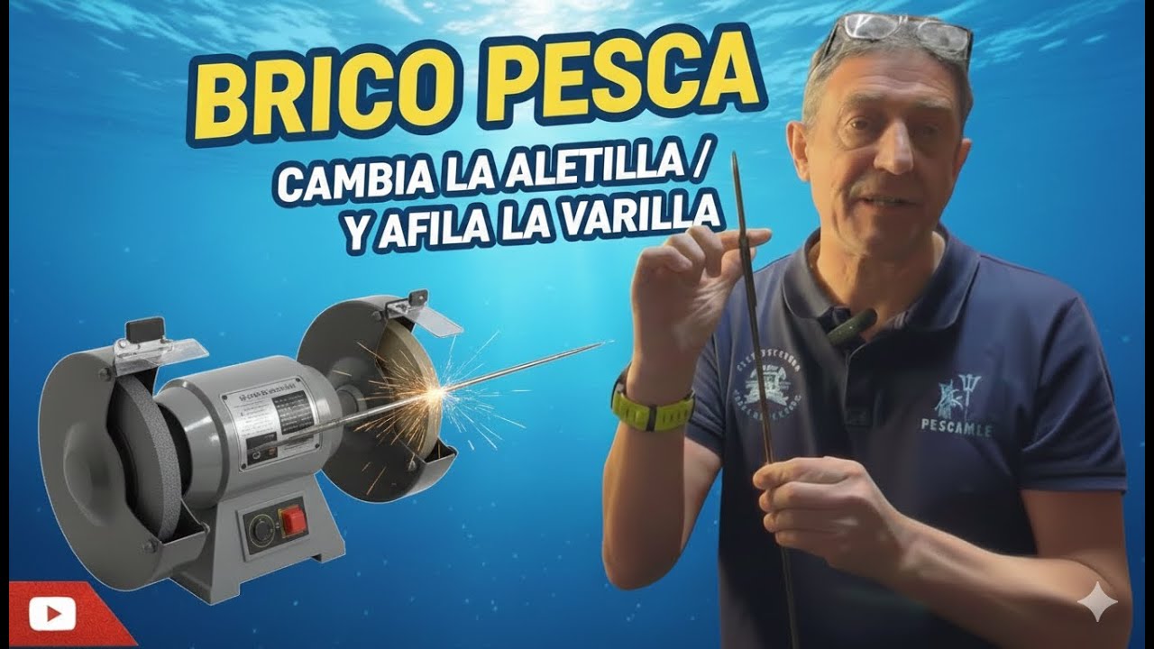Cómo Cambiar la Aletilla de una Varilla y Afilarla Correctamente | Brico Pesca Submarina