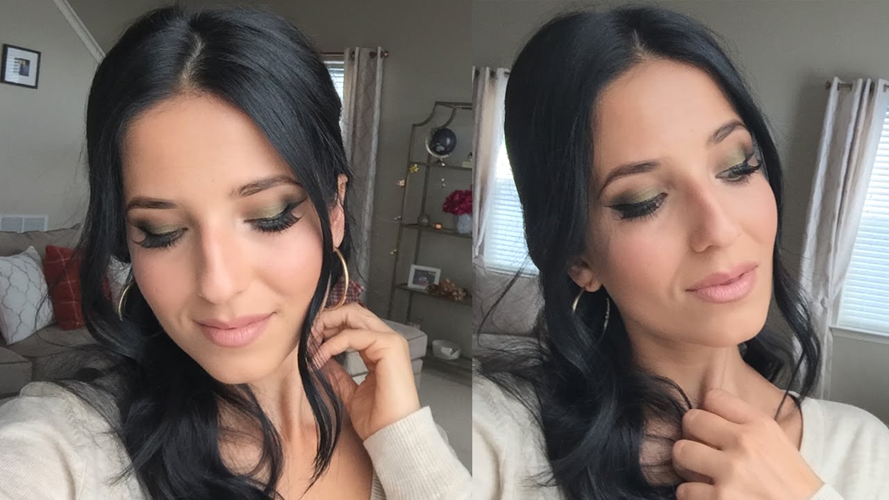 SMOKEY OLIVE GREEN LOOK!